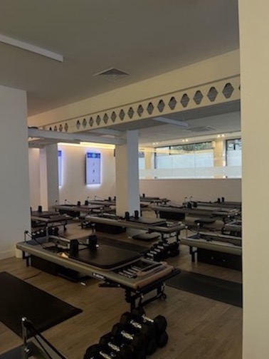 View of pilates studio.